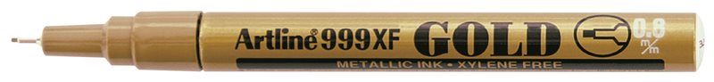 Metallic Marker Artline 999XF 0.8 guld