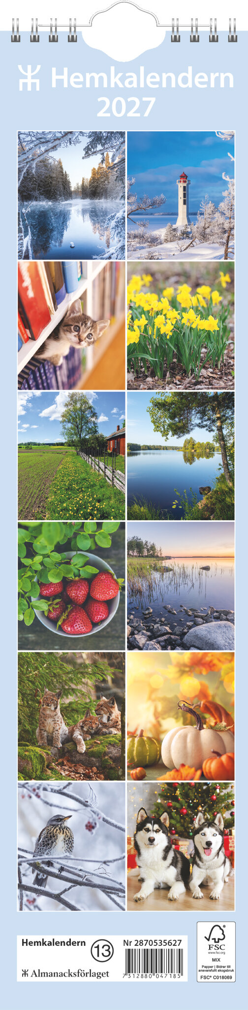 Väggkalender - Hemkalendern FSC