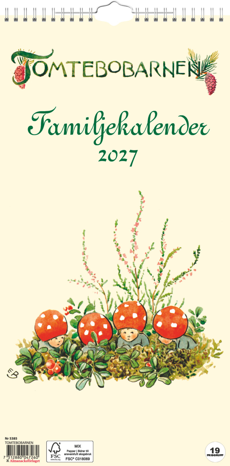 Väggkalender - Tomtebobarnen FSC