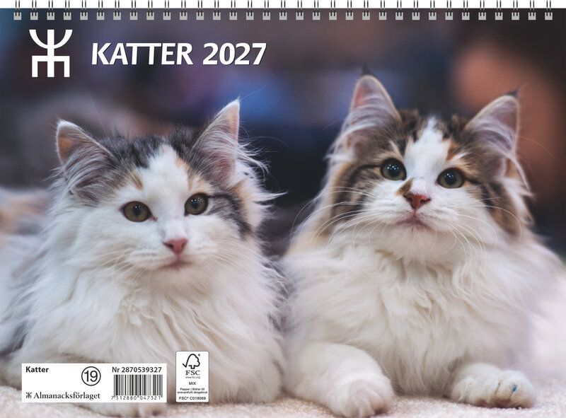 Väggkalender - Katter FSC