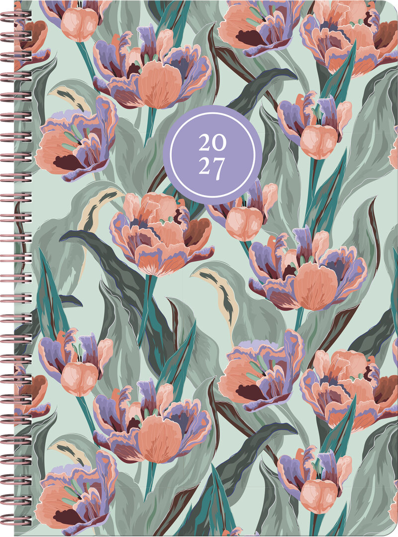 Designkalender - A5 Botanical 12 mån FSC