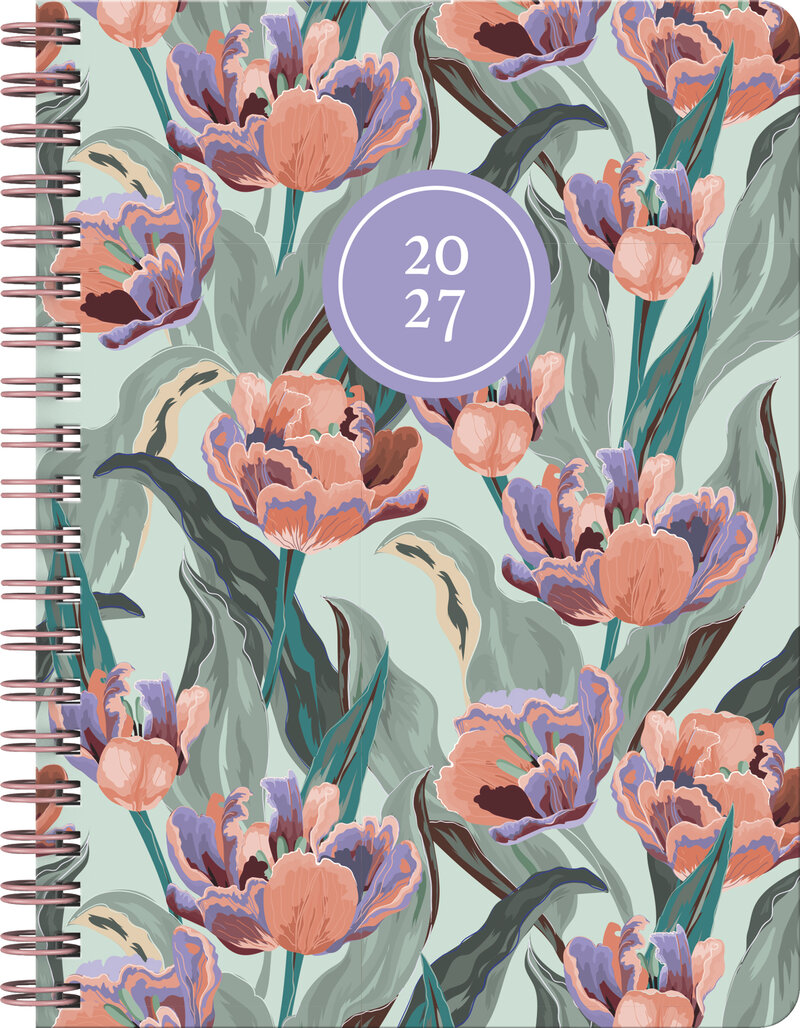 Designkalender - A6 Botanical 12 mån FSC
