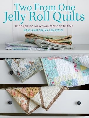Two from one jelly roll quilts - 18 designs to make your fabric go further