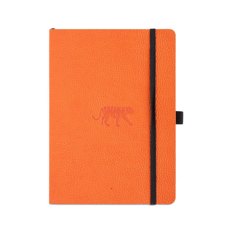 Dingbats* Wildlife Soft Cover A5 Lined - Orange Tiger Notebook