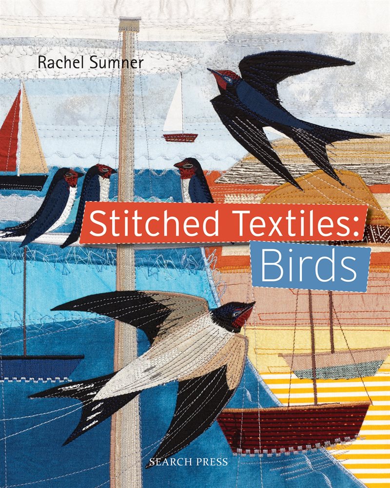 Stitched textiles: birds