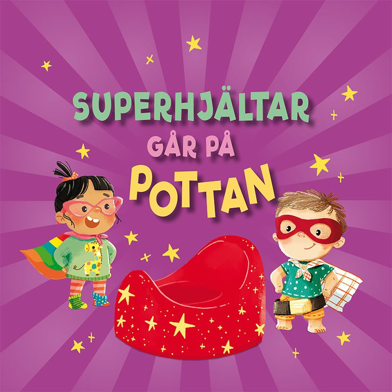 Superhjältar går på pottan