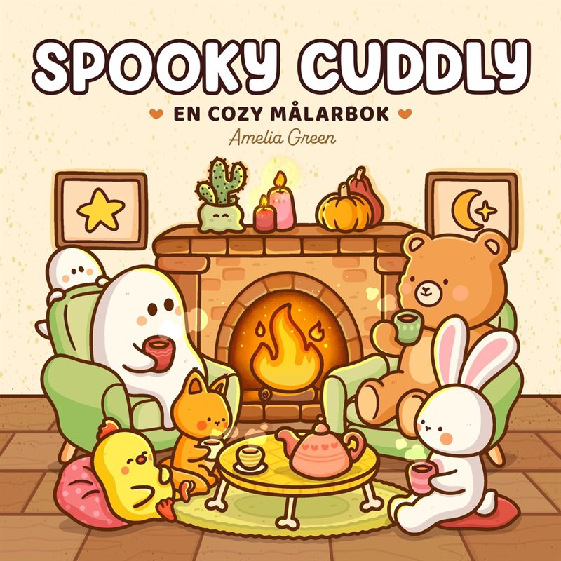 Spooky Cuddly : En cozy målarbok
