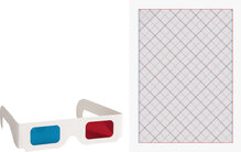 3D-ritningsset med 3D-glasögon