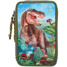 Dino World Trippelpennfodral m. LED