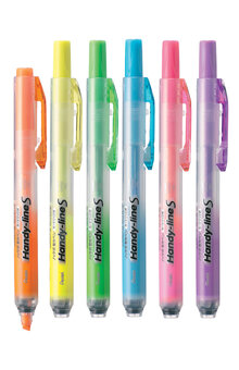 Överstrykningspenna PENTEL clicker orang