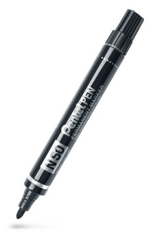 Märkpenna perm. PENTEL N50 rund svart