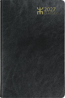 Fickkalender - Classico Svart Plast FSC