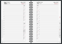 Agenda - Timdagbok Blå/Svart FSC
