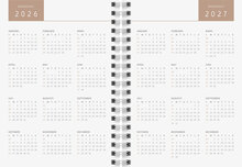 Designkalender - A6 Botanical 12 mån FSC